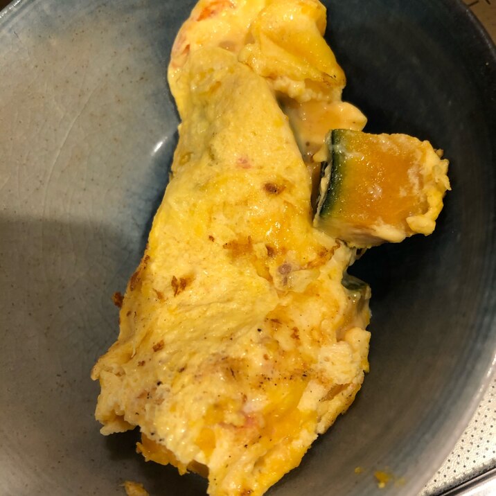 かぼちゃとトマト入りのオムレツ レシピ 作り方 By ふじっこにー 楽天レシピ かぼちゃとトマト入りのオムレツ レシピ 作り方 By ふじっこにー 楽天レシピ